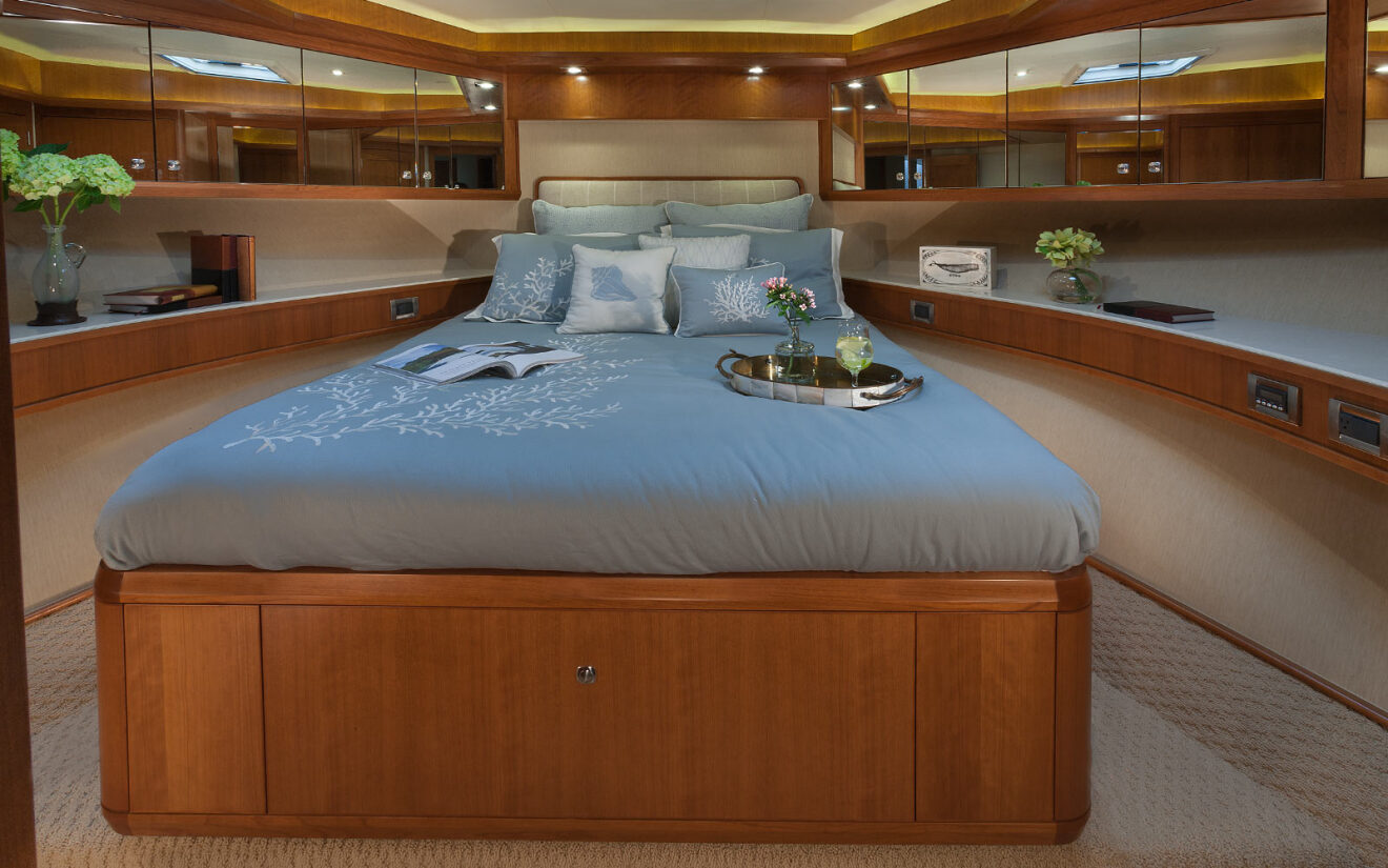 Tastefully Decorated Cabin of Yacht