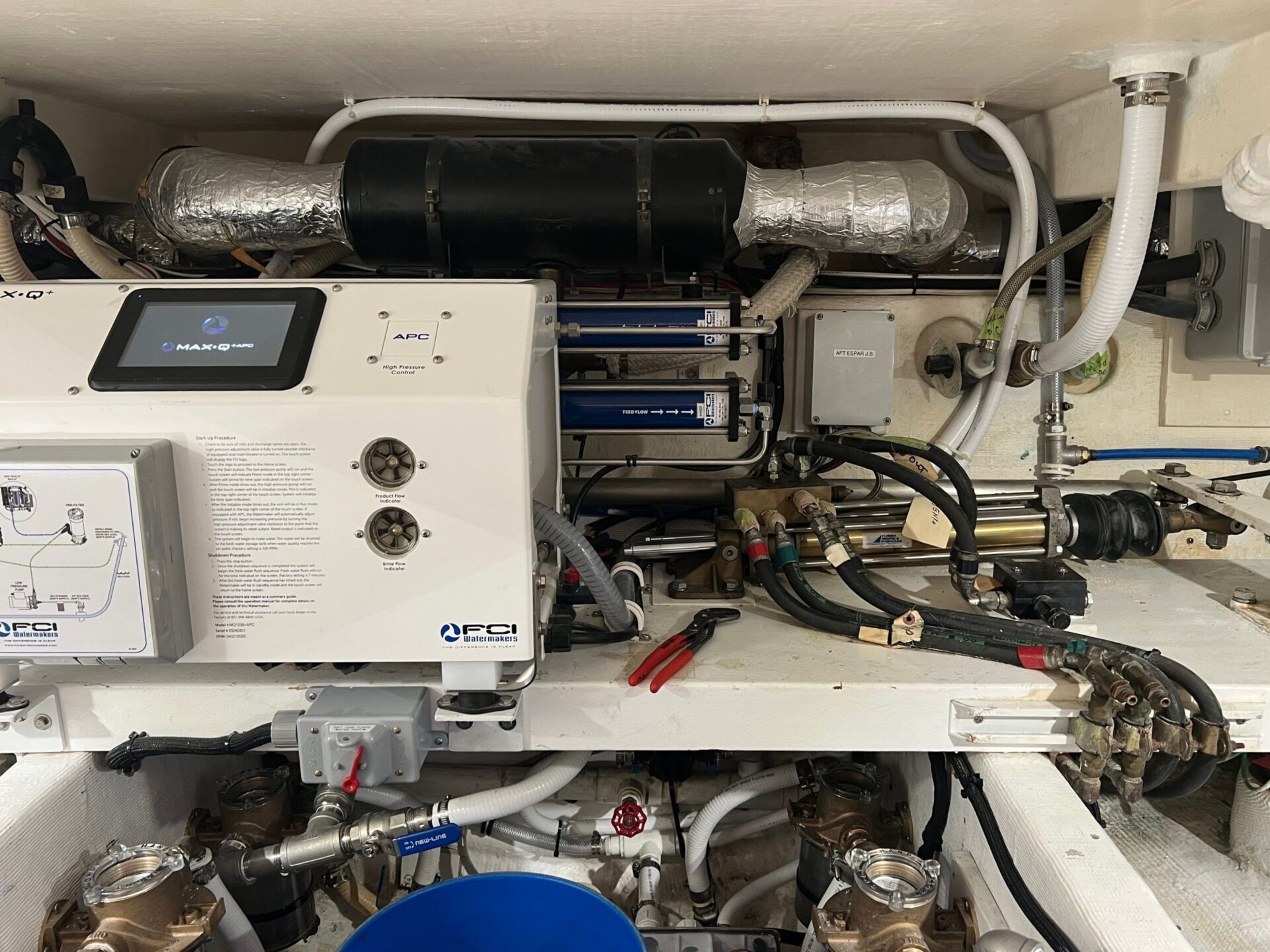 repair or upgrade? repair or upgrade yacht? engine room water maker